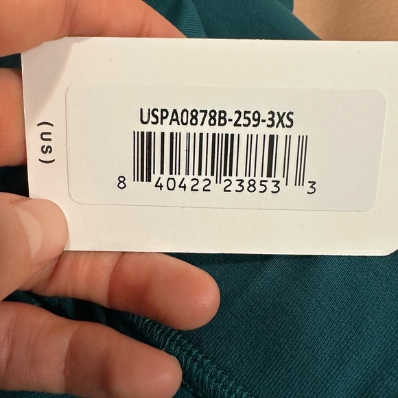 Universal standard casual culottes teal green cropped - Picture 2 of 2